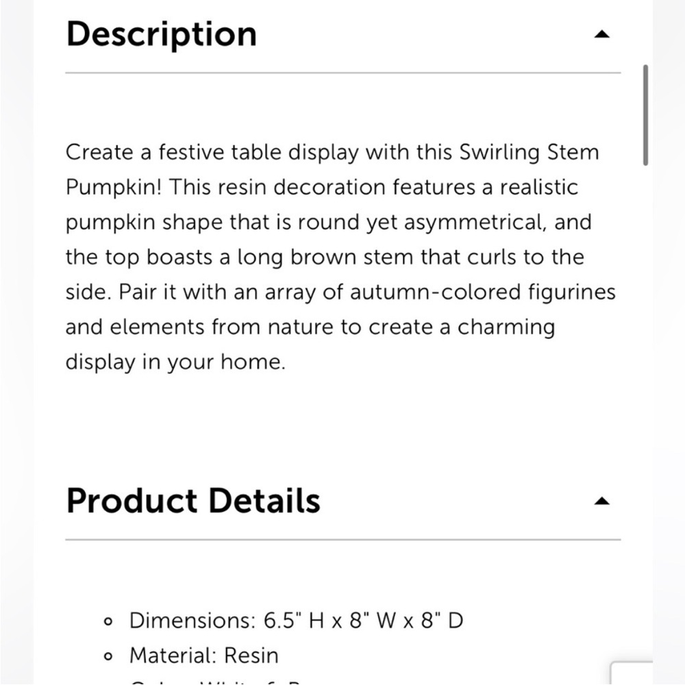 Fall decor pumpkin - Picture 5 of 5